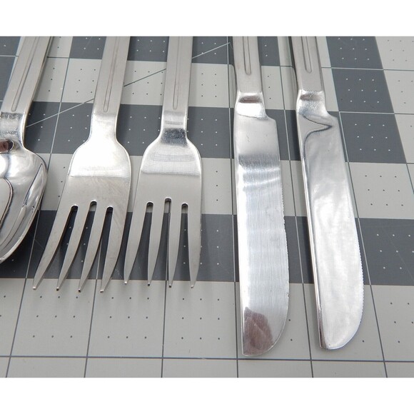 Retroneu INFINITE Stainless Dinner Spoon Fork Knife 18/8 Korea Glossy Flatware - Picture 12 of 16